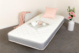 Desire Beds Hybrid Open Coil Spring & Memory Foam Mattress With Grey Border