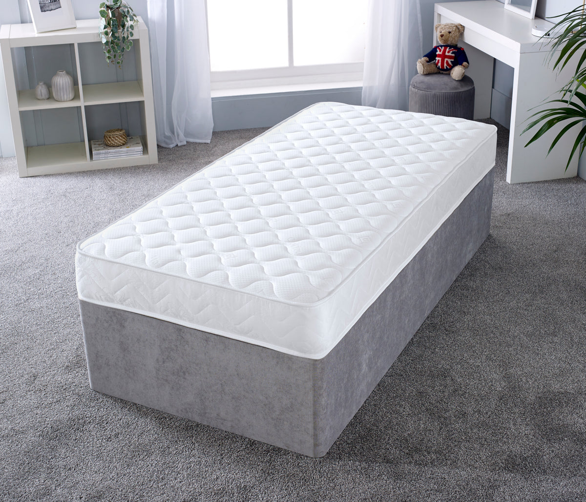 Memory Foam 7 Comfort Layer Wavy Spring Mattress Desire Beds