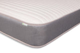 Grey Straight Line Memory Fibre Open Coil Spring Mattress