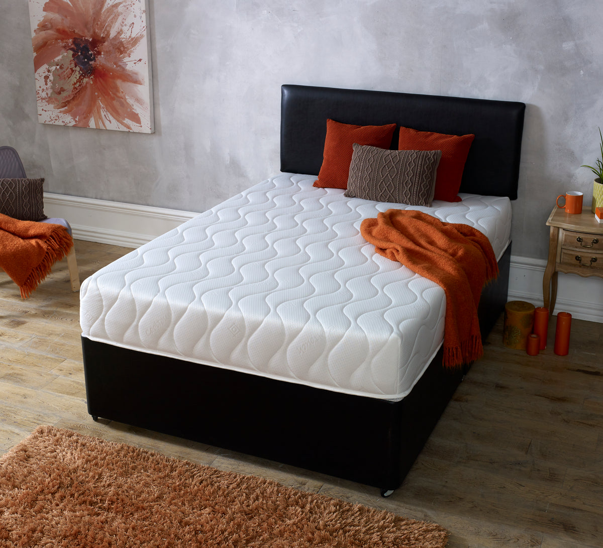 Half spring half foam mattress deals