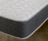 Grey Wavy Memory Foam Open Coil Spring Mattress