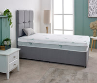 CBD Infused Fabric, Cotton Blend Spring Mattress - 9" Deep