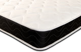 Black Quilted Memory Foam Sprung Hypoallergenic Mattress