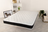 Black Quilted Memory Foam Sprung Hypoallergenic Mattress