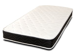 Black Quilted Memory Foam Sprung Hypoallergenic Mattress