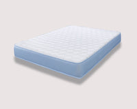 Seaqual Ocean Blue Memory Fibre Open Coil Sprung Mattress