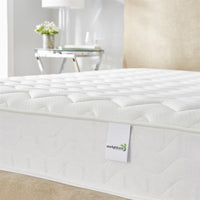 Zig Zag Extra Deep Sprung Memory Cooling Foam Mattress