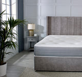 Grey Memory Foam Tufted Spring Mattress