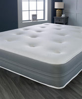 Grey Memory Foam Tufted Spring Mattress