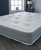 Grey Memory Foam Tufted Spring Mattress