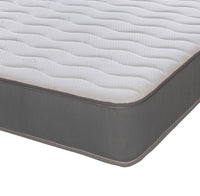 Cool Touch Wave Grey Micro Quilted Hybrid Memory Foam Spring Mattress.