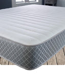Memory Foam Hybrid Sprung Mattress with Cool Touch Sleep Surface Grey Border