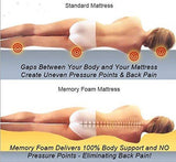 Orthopaedic All Foam Memory Foam Mattress 6" Deep With Washable & Removable Zip Cover