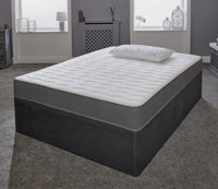 Cool Touch Wave Grey Micro Quilted Hybrid Memory Foam Spring Mattress.