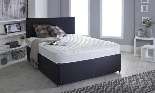 Desire Beds Micro Quilted Open Coil Sprung Memory Foam Brick Designed Mattress