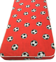 Desire Beds Kids Red Football Open Coil Spring Mattress