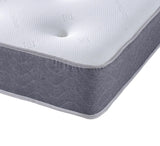 Deep Tufted Memory Sprung Cool Touch Grey Mattress