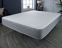 Memory Foam Hybrid Sprung Mattress with Cool Touch Sleep Surface Grey Border