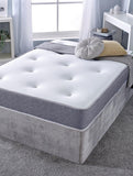 Deep Tufted Memory Sprung Cool Touch Grey Mattress