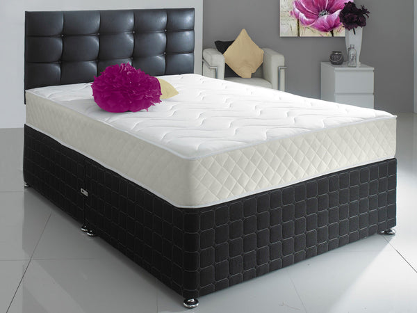 Andrea Quilted Standard Mattress, Memory Foam Mattress, Cool Blue Mattress + Dual Seasons Winter and Summer Mattress