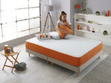 Orange Sub Quilted Standard Mattress + Memory Foam Mattress + Cool Blue Mattress + Dual Seasons Winter and Summer Mattress