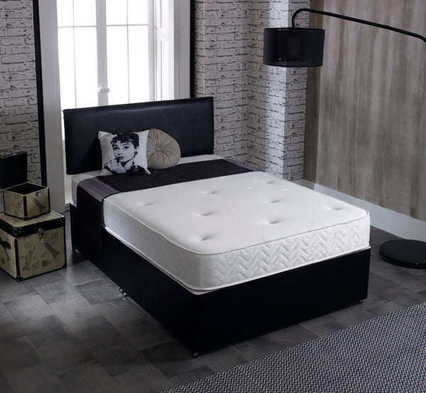 Galaxy Cool Touch Memory Fibre Foam Open Coil Sprung Mattress