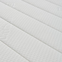 Grey Memory Fibre Foam Straight Line Sprung Mattress