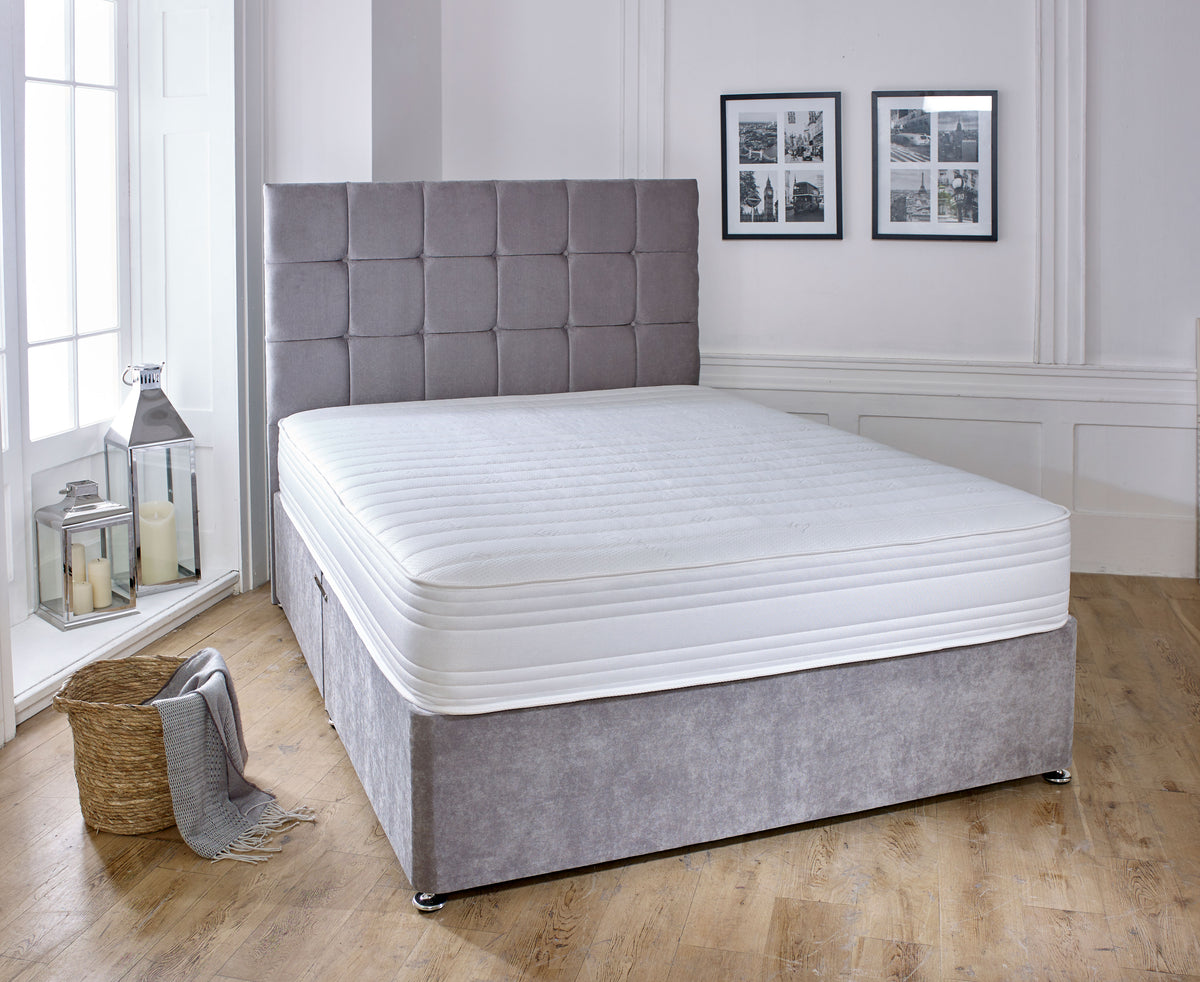Extra Deep Straight Line Hybrid Memory Sprung Mattress – Desire Beds