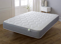 Open Coil  Sprung Memory Fibre Micro Quilted Grey Collection Mattress