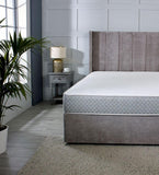 Memory Foam Hybrid Sprung Mattress with Cool Touch Sleep Surface Grey Border