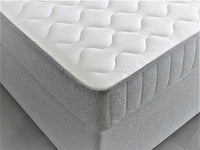 Grey Castle Quilted Memory Fibre Bonnell Sprung Mattress
