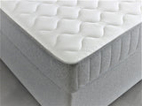 Grey Castle Quilted Memory Fibre Bonnell Sprung Mattress