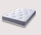 Deep Tufted Memory Sprung Cool Touch Grey Mattress