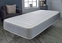 Memory Foam Hybrid Sprung Mattress with Cool Touch Sleep Surface Grey Border