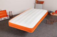 Desire Beds Orange Wavy Bonnell Spring Memory Foam Mattress