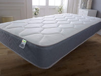 Open Coil  Sprung Memory Fibre Micro Quilted Grey Collection Mattress