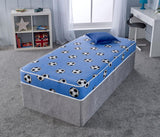 Luxury Budget Open Coil Spring 7 Inch Deep Blue Football Mattress