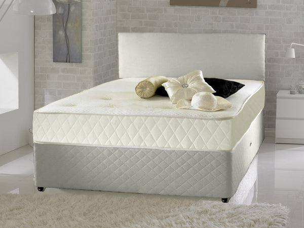 Andrea Tufted Standard Mattress, Memory Foam Mattress, Cool Blue Mattress + Dual Seasons Winter and Summer Mattress